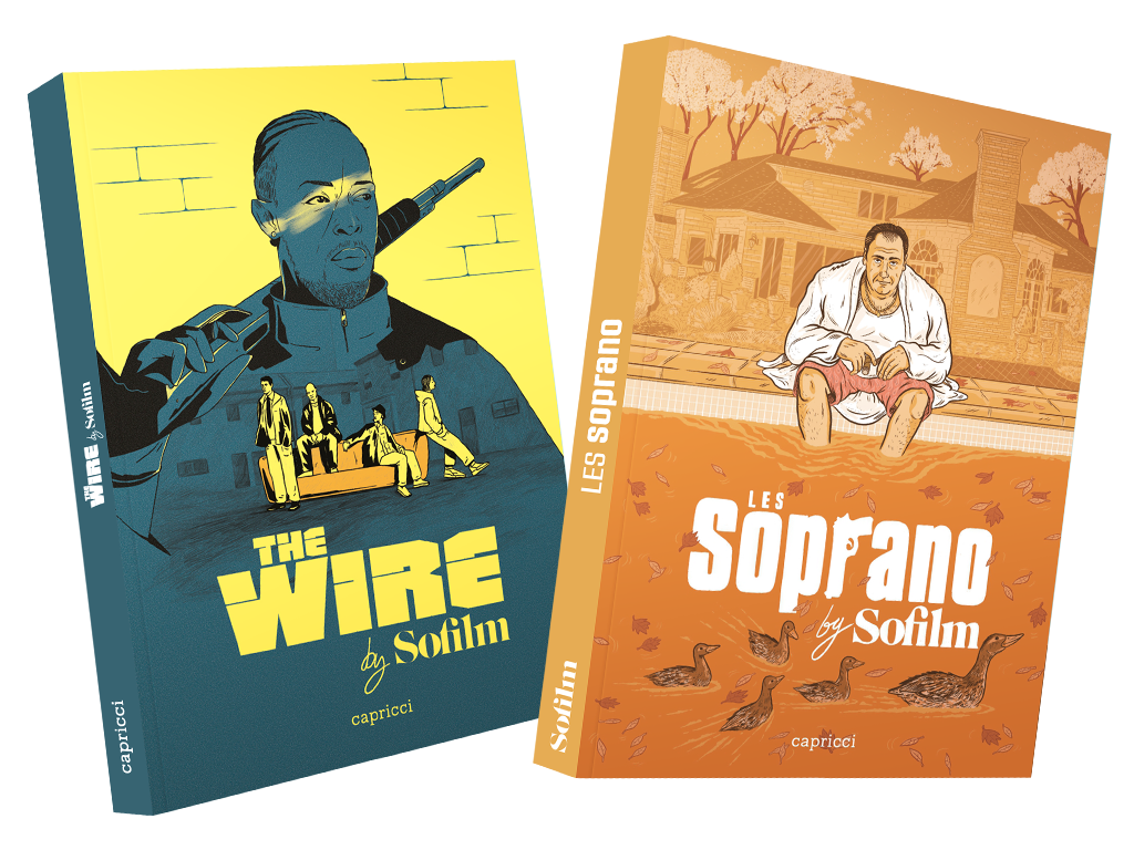 Livres THE WIRE + LES SOPRANO + 1 affiche collector